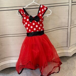 Minnie Mouse Colored Light up Dress for Girls Sz 2-3T Tutu Dress Lights Red